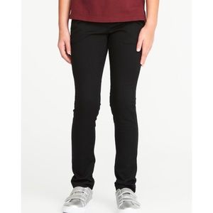 Black Skinny Girls Uniform Pants